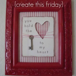 You hold the key to my heart Valentine art