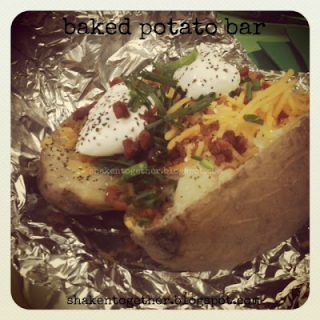 how to host a baked potato bar at shakentogetherlife.com