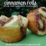 cinnamon rolls from refrigerated biscuits