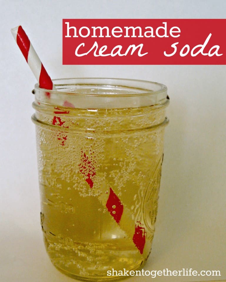 make homemade cream soda at shakentogetherlife.com