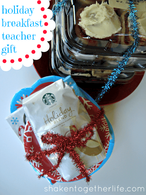 holiday breakfast teacher gift #DeliciousPairings at shaken together holiday breakfast teacher gift #DeliciousPairings at shaken together