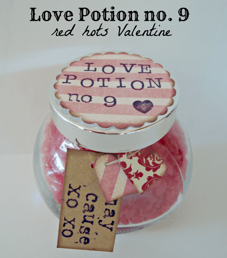 Super cute love potion no. 9 red hots Valentine