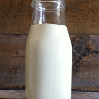 how to make a milk bottle blog prop at shakentogetherlife.com
