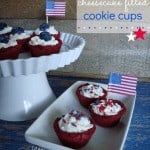 red, white & blue cookies cups at shakentogetherlife.com