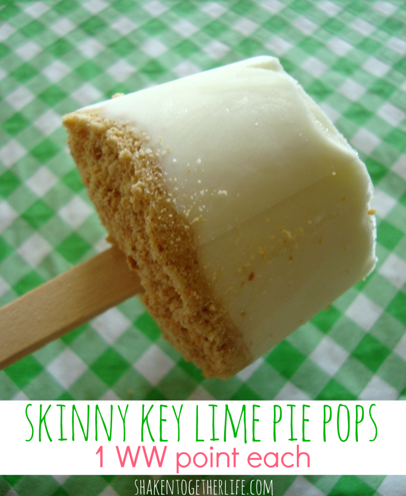 Skinny key lime pie pops 1 WW point each at shakentogetherlife.com