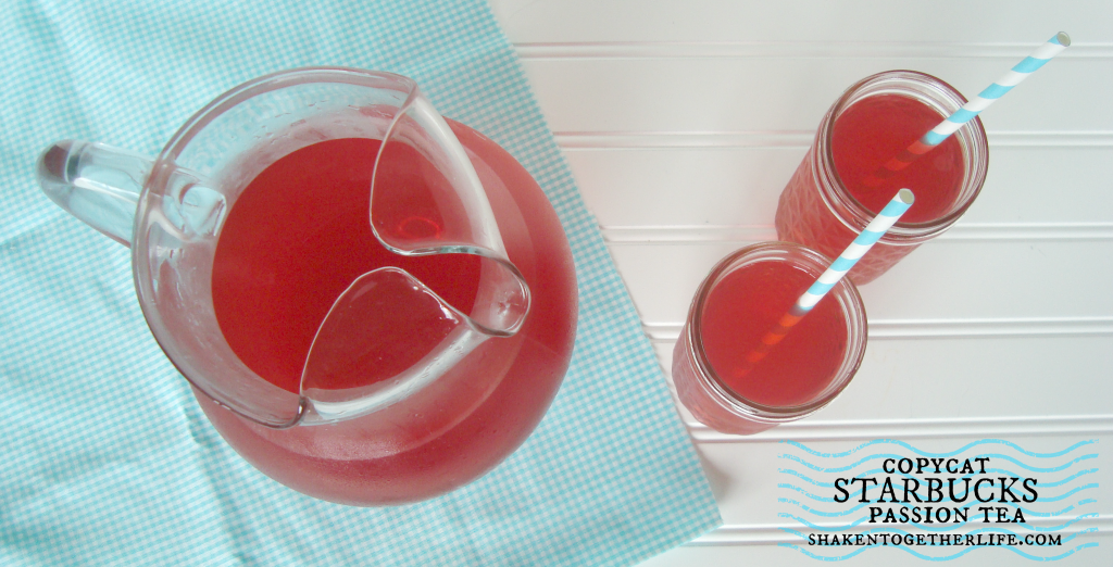 copycat Starbucks passion tea with a twist at shakentogetherlife.com