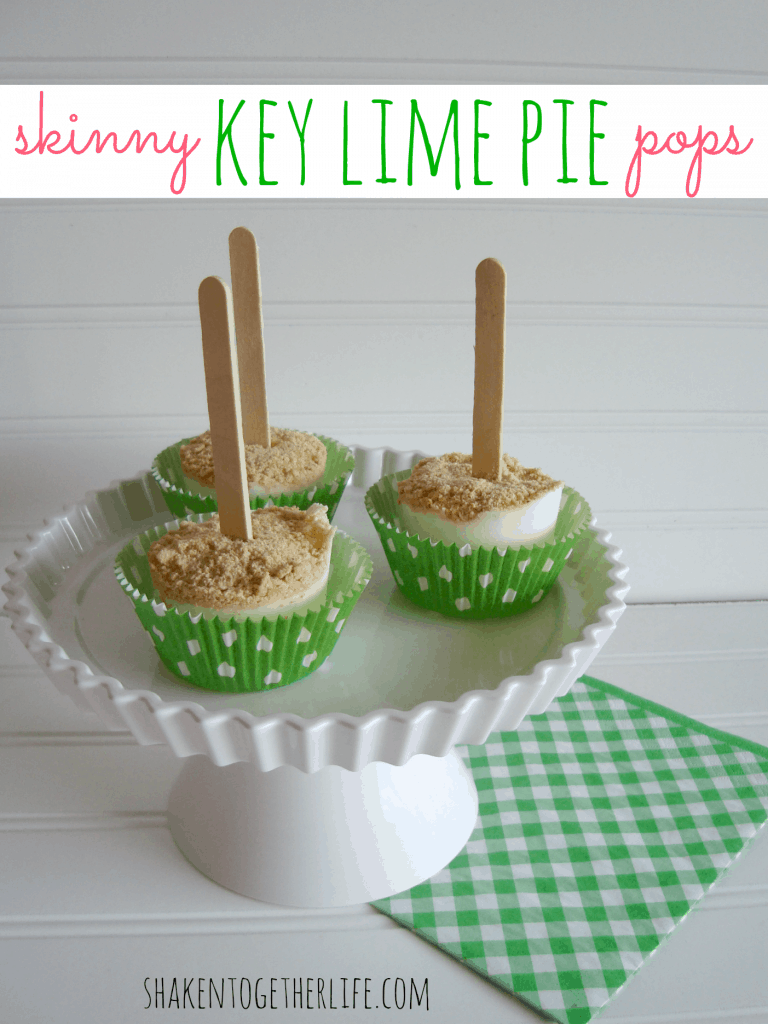 Skinny Key Lime Pie Pops