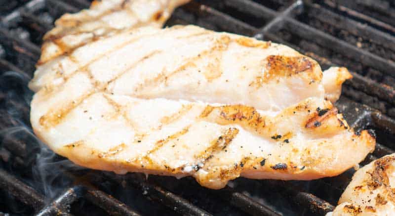 grouper fillet on grill