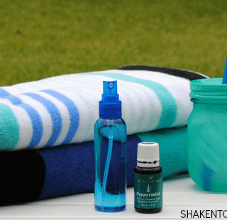 Make your own peppermint cooling spray - SO refreshing for Summer!