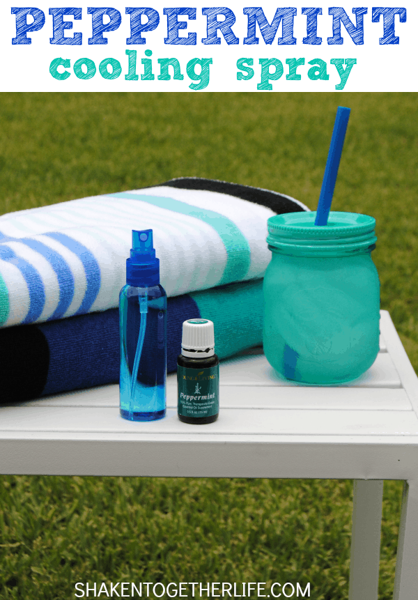 Peppermint cooling spray - perfect for the beach, the ballpark or by the pool!