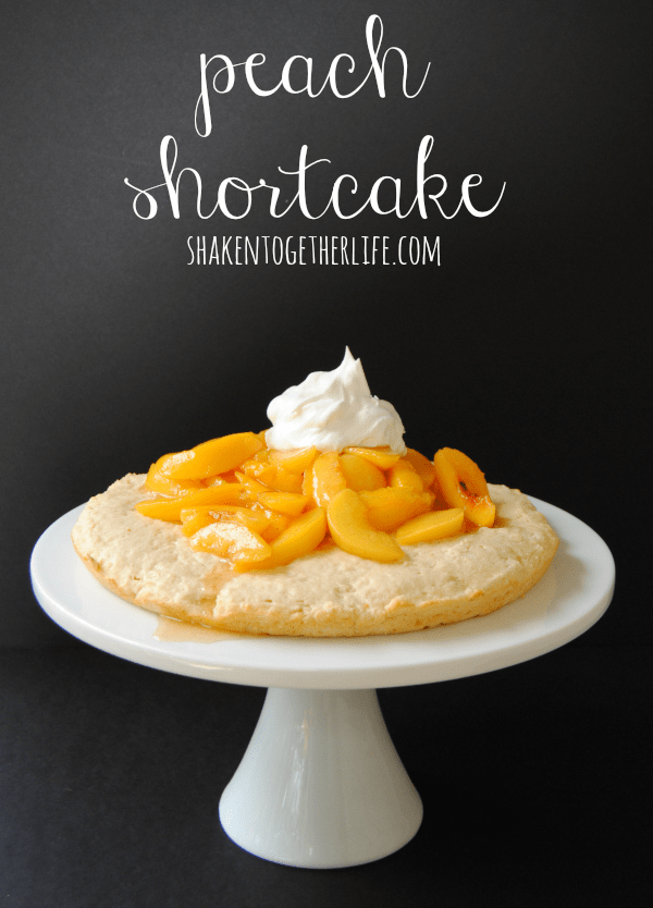 Peach shortcake - easy, delicious and perfect for Summer!