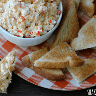 Homemade pepperjack pimento cheese