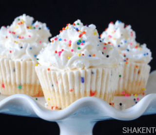 Birthday Cake Ice Cream Cupcakes - birthday cake + birthday cake ice cream!