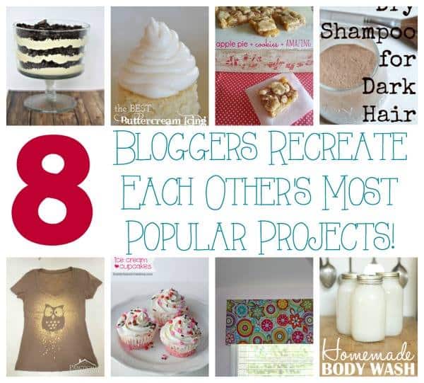 Come see what happens when bloggers recreate each others' most popular projects!! {Hint: I made cupcakes!}