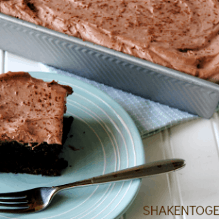 Death by Chocolate Poke Cake - grab a fork and say a prayer!