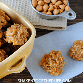The classic taste of oatmeal scotchies in an easy no bake cookie!