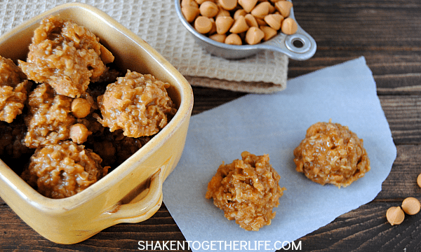 Oatmeal Scotchies No Bake Cookies