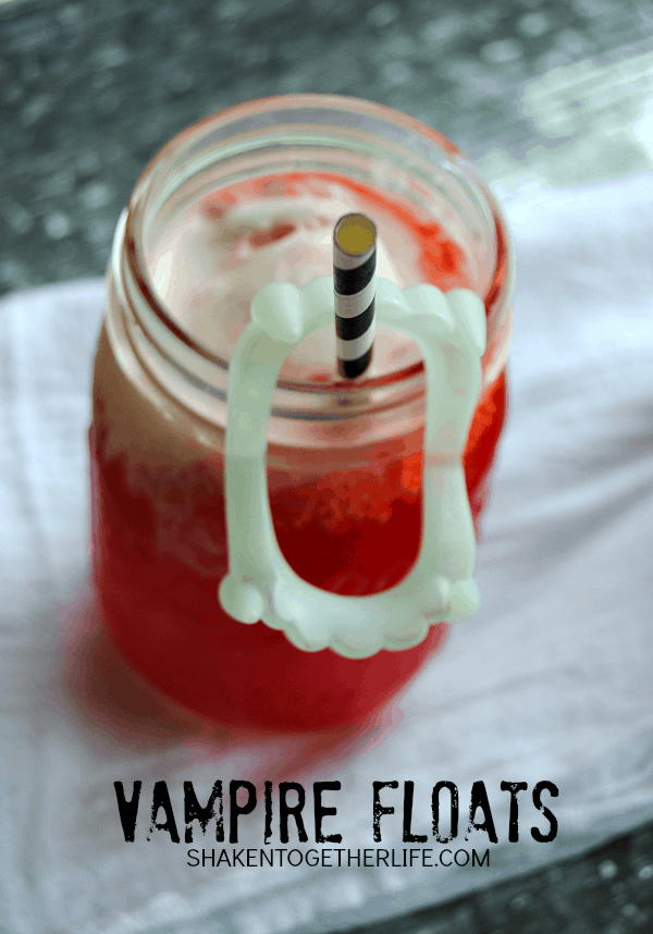 Vampire Floats - just two ingredients and loads of spook appeal!