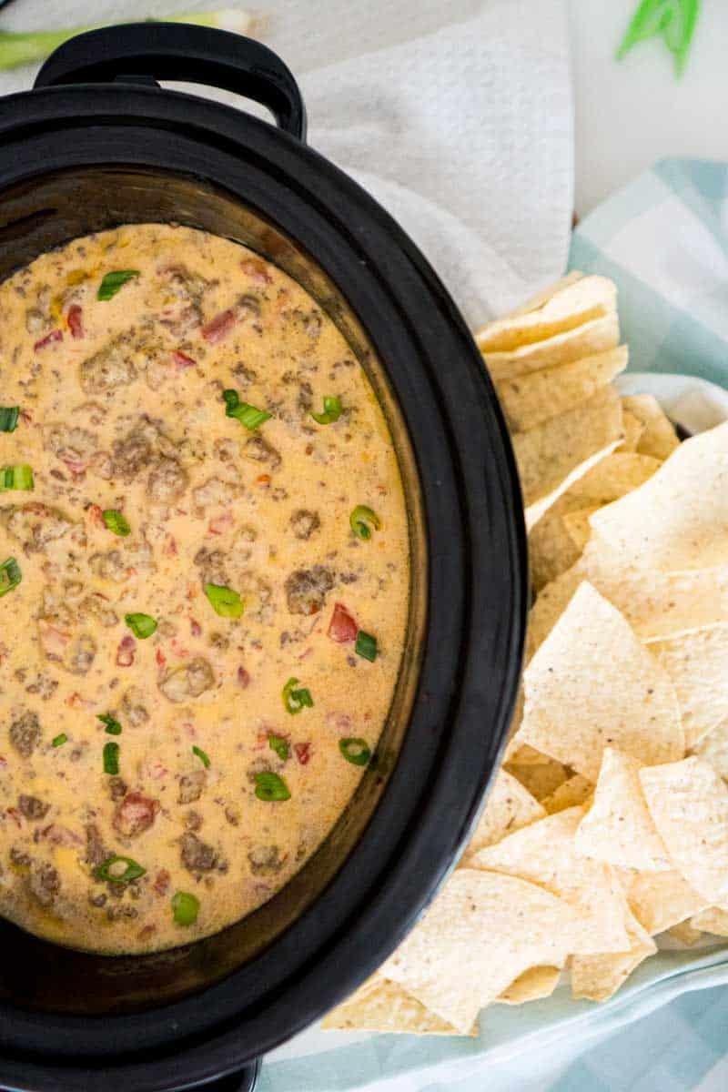 Slow Cooker Nacho Dip + Video - The Slow Roasted Italian