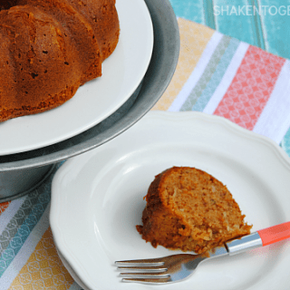 Coconut Carrot Vanilla Wafer Cake - this moist cake is full of coconut, carrots, ground pecans and vanilla wafers in place of flour! It is SO delicious!