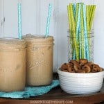 Creamy dreamy Cookie Dough Iced Coffee!