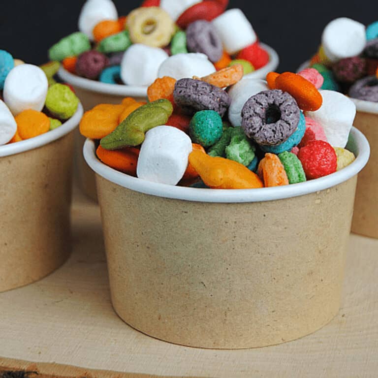 Easy Rainbow Snack Mix