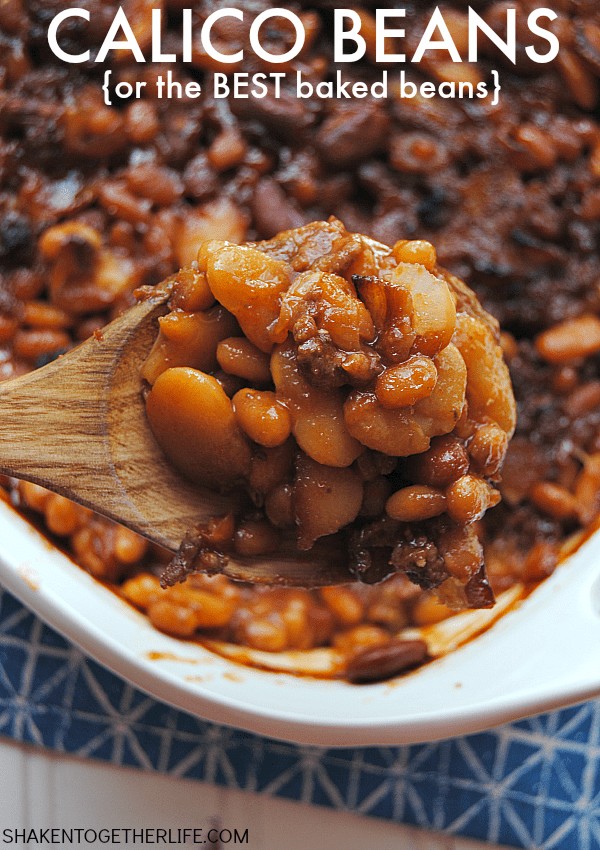 When my mom passed down her recipe for Calico Beans, I understood why everyone always called them the BEST baked beans! Beans, bacon and beef are the stars of this hearty side dish!