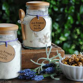 Chamomile Lavender Oatmeal Milk Bath - soothing and pampering and perfect for gifts!