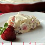 A shortbread crust, creamy vanilla fluff filling and tons of fresh strawberries make this no-bake Strawberry Shortcake Pie so delicious!