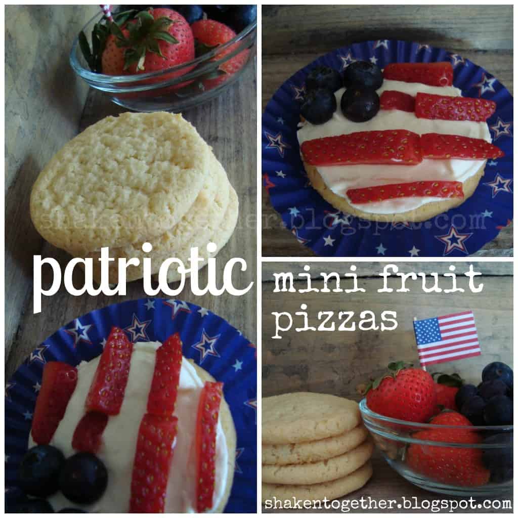 Mini fruit pizzas - start with store bought sugar cookies for an easy treat!