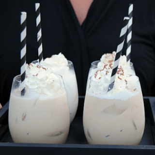 Coffee break meats happy hour with these creamy Boozy Coffeehouse Italian Sodas! These are perfect for your holiday parties and New Year's Eve!