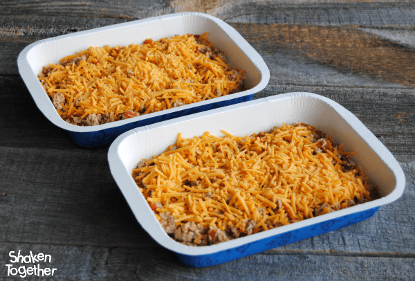 With only 4 ingredients, this Pork Taco Rice Casserole is easy and hearty! Serve it with your favorite taco toppings and cornbread!