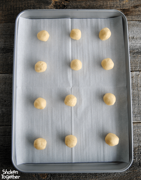 A package of sugar cookie mix makes these Jam Thumbprint Cookies super easy to make!