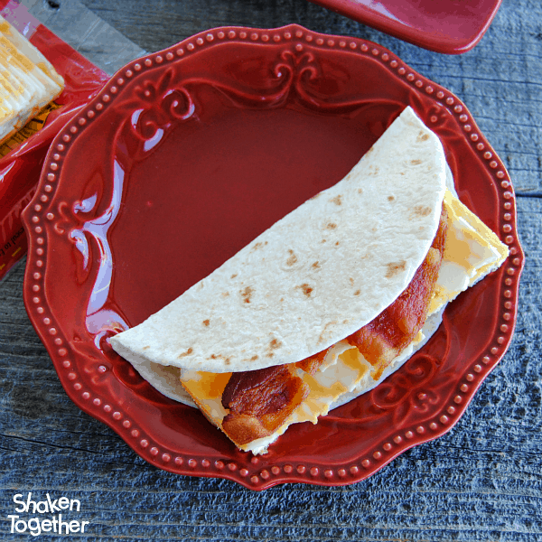 Breakfast Soft Tacos are stuffed with all of the breakfast flavors you crave in a freezer friendly, perfectly portable breakfast!