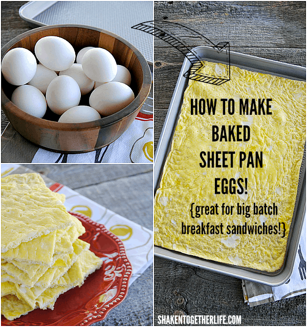 Sheet Pan Eggs - FeelGoodFoodie