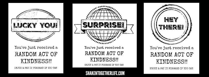 It is Random Acts of Kindness Week! Want to spread some smiles, joy and generosity around your community? Print out our Printable Random Acts of Kindness Tags and attach or leave them as you commit your #RAK!