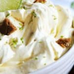collage of Key Lime Pie Dip with recipe name overlay
