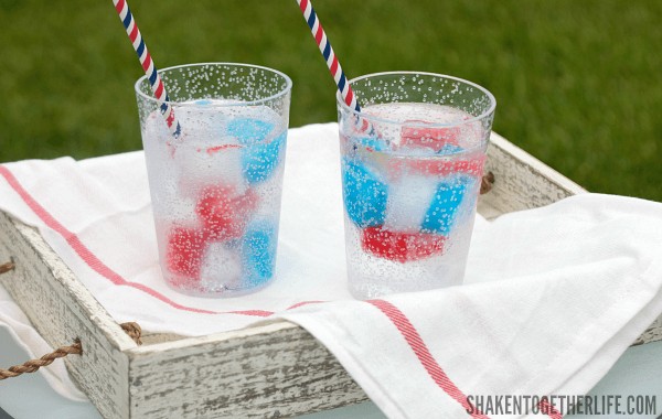 Colored Ice Cubes: How to Make Red, White and Blue Ice Cubes - Thrillist