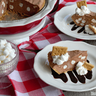 All the flavors of classic fireside s'mores in a cool, creamy no bake Frozen S'mores Pudding Pie!