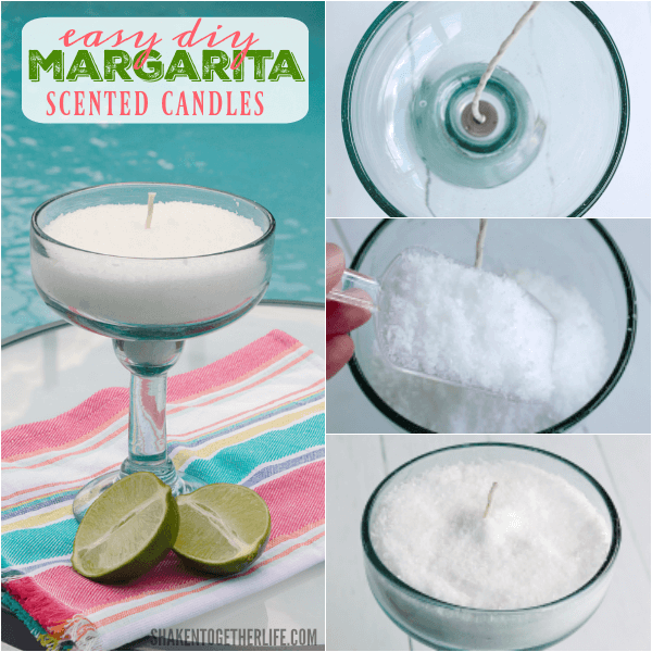 You won't believe how simple these Easy DIY Margarita Scented Candles are to make. They are done and ready to burn in just minutes!