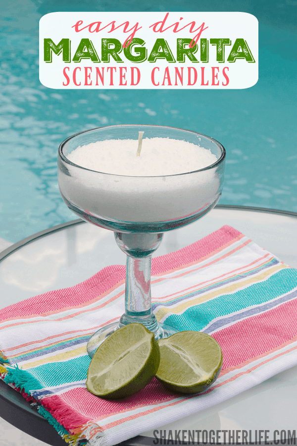 Follow our step by step instructions to make these Easy DIY Margarita Scented Candles - no wax melting or thermometers to worry about!