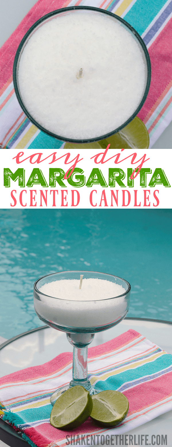 Serioulsy, you won't believe how quick and simple these Easy DIY Margarita Scented Candles are! No melting wax, no thermometers ... just mix and fill!