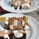 You won't be able to stop at just one bite of this creamy, dreamy Frozen S'mores Pudding Pie!