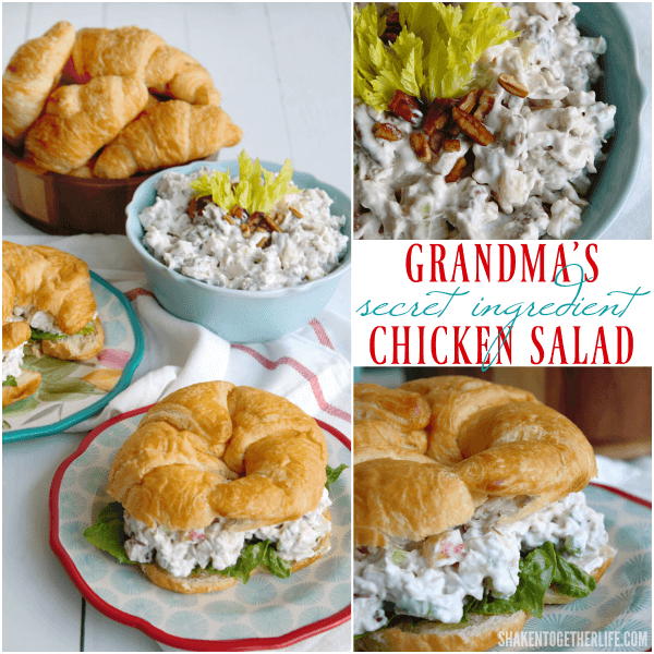 Everyone RAVES about my Grandma's Secret Ingredient Chicken Salad recipe!