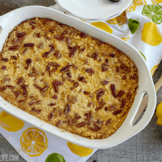 With just 5 ingredients, this Lemon Lime Dump Cake could not be easier! Just dump, bake and dig in!