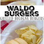 waldo burgers on rolls with pickles