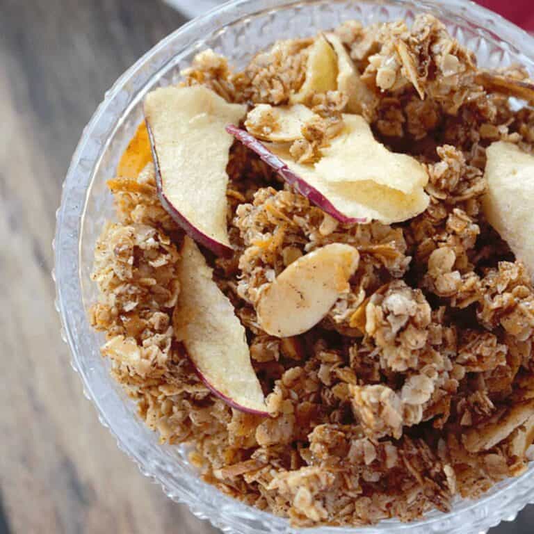 Homemade Apple Crisp Granola