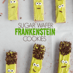 frankenstein sugar wafer cookies