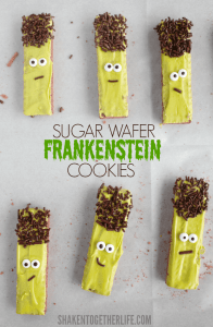 frankenstein sugar wafer cookies