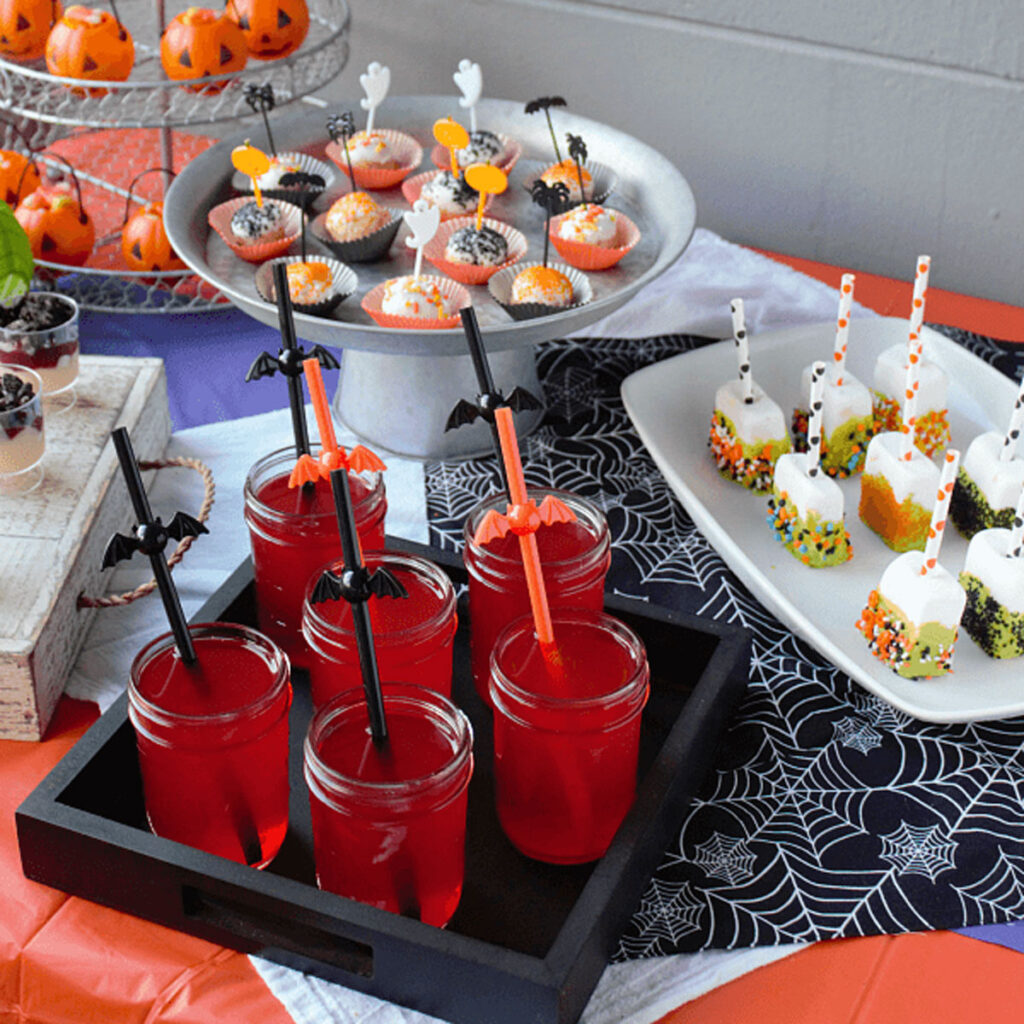 Halloween dessert table